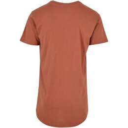 Urban Classics - TB638 Shaped Long Tee - terracotta XL