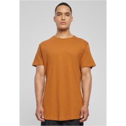Urban Classics - TB638 Shaped Long Tee - toffee