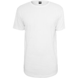Urban Classics - TB638 Shaped Long Tee - white XS