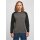 Build Your Brand - Contrast Raglan Longsleeve (BB023) - charcoal/black XL