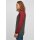 Build Your Brand - Contrast Raglan Longsleeve (BB023) - charcoal/cherry L