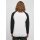 Build Your Brand - Contrast Raglan Longsleeve (BB023) - white/black XL