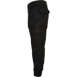 Urban Classics - UCK3048 Girls High Waist Cargo Pants - black