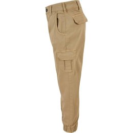 Urban Classics - UCK3048 Girls High Waist Cargo Pants - unionbeige