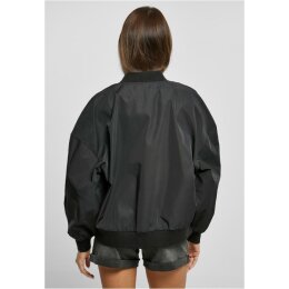 Urban Classics - TB5488 Ladies Recycled Oversized Light Bomber Jacket - black M
