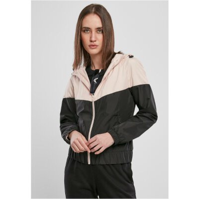 Urban Classics - TB3638 Ladies Arrow Windbreaker - lightpink/black
