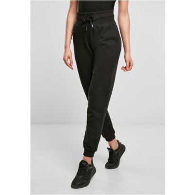Urban Classics - TB4086 Ladies Organic High Waist Sweat Pants - black