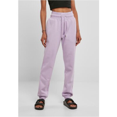 Urban Classics - TB4086 Ladies Organic High Waist Sweat Pants - lilac S