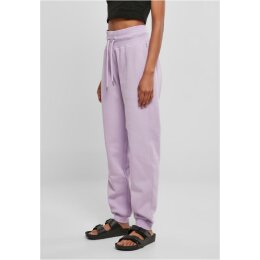 Urban Classics - TB4086 Ladies Organic High Waist Sweat Pants - lilac S