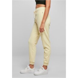 Urban Classics - TB4086 Ladies Organic High Waist Sweat Pants - softyellow XL