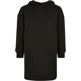 Urban Classics - UCK4094 Girls Oversized Terry Hoody Dress - black