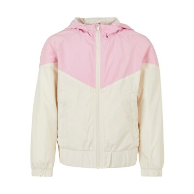 Urban Classics - UCK3638 Grils Arrow Windbreaker - girlypink/whitesand