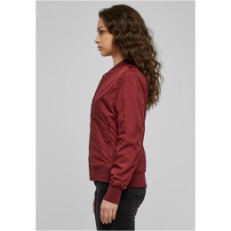 Urban Classics - TB1217 Ladies Light Bomber Jacket - burgundy XS
