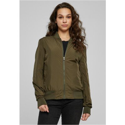 Urban Classics - TB1217 Ladies Light Bomber Jacket - dark olive L