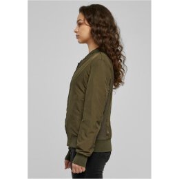 Urban Classics - TB1217 Ladies Light Bomber Jacket - dark olive L