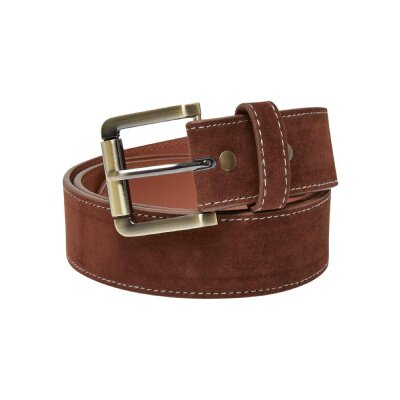 Urban Classics - TB6550 Synthetic Leather Layering Belt - brown S/M