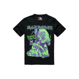 Iron Maiden - T-Shirt NOTB glow in the dark pigment...