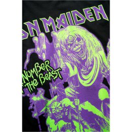 Iron Maiden - T-Shirt NOTB glow in the dark pigment (BD61050) - black XL