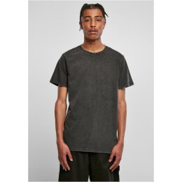 Build Your Brand - Acid Washed Round Neck Tee (BY190) -...