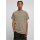 Build Your Brand - Acid Washed Round Neck Tee (BY190) - darkkhaki 3XL
