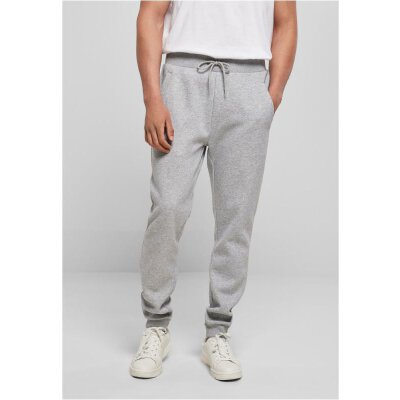Build Your Brand - Organic Basic Sweatpants (BY174) - heathergrey XL