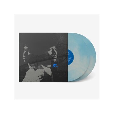 VARIOUS - SKYWAY SOUL: GARY, INDIANA (OPAQUE BLUE & WHITE SWIRL) - LP