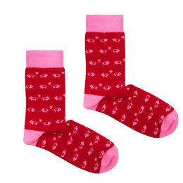Kabak - Valentines piggies red - Socks