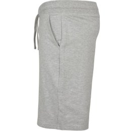Build Your Brand - Terry Shorts (BY080) - heather grey L