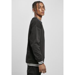 Build Your Brand - College Sweat Crew (BY104) - black/white L