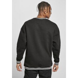 Build Your Brand - College Sweat Crew (BY104) - black/white L