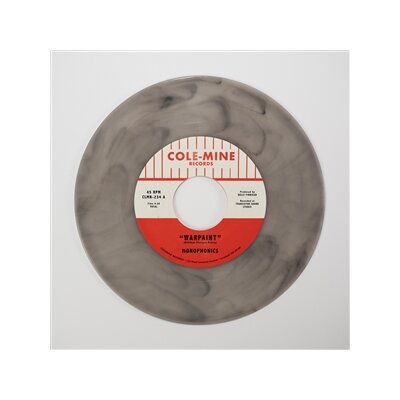 MONOPHONICS & KELLY FINNIGAN - WARPAINT / CRASH & BURN -NATURAL W/ BLACK SWIRL VINYL- - 7"