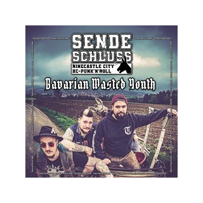 SENDESCHLUSS - BAVARIAN WASTED YOUTH EP (BLUE-WHITE 12" + BOOKLET) - 12"