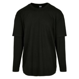 Urban Classics - TB2887 Oversized Shaped Double Layer LS...
