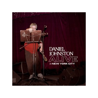 JOHNSTON, DANIEL - ALIVE IN NEW YORK CITY (CLEAR VINYL) - LP