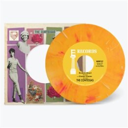 CONTESSAS, THE - BROKEN HEART (PEACH WHITE MARBLE VINYL)...