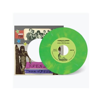 VICKI & THE VAN DYKES - I WANNA BE A WINNER  (GREEN WHITE MARBLE VINYL) - 7"