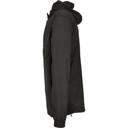 Build Your Brand - Basic Pull Over Jacket (BY096) - black S