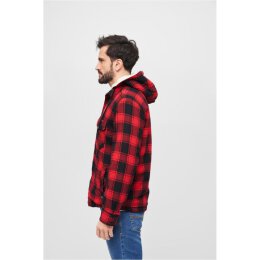 Brandit - BD3172 Lumberjacket Hooded - red/black