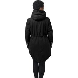 Urban Classsics - TB1370 Ladies Sherpa Lined Cotton Parka - black