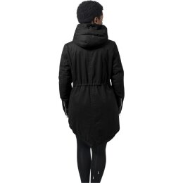 Urban Classsics - TB1370 Ladies Sherpa Lined Cotton Parka - black 4XL