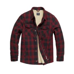 Vintage Industries - 3541 Craft heavyweight sherpa - red check