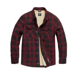 Vintage Industries - 3541 Craft heavyweight sherpa - red check L