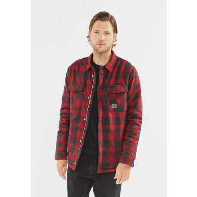 Vintage Industries - 3541 Craft heavyweight sherpa - red check XXL