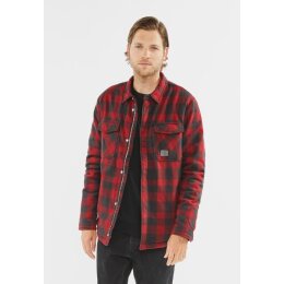 Vintage Industries - 3541 Craft heavyweight sherpa - red check XXL