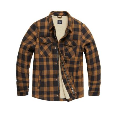 Vintage Industries - 3541 Craft heavyweight sherpa - yellow check