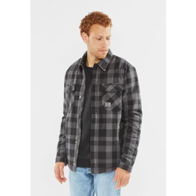 Vintage Industries - 3541 Craft heavyweight sherpa - grey check