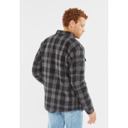 Vintage Industries - 3541 Craft heavyweight sherpa - grey check 3XL