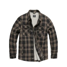 Vintage Industries - 3541 Craft heavyweight sherpa - grey check 3XL