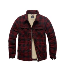 Vintage Industries - 3030 Class sherpa - red check 3XL
