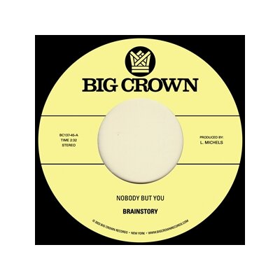 BRAINSTORY - NOBODY BUT YOU / GIFT OF LIFE - 7"